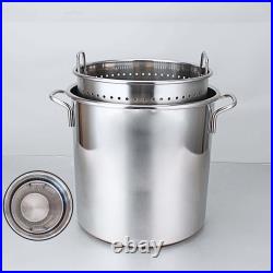 Stainless Steel Stockpot Large Soup Pot for Household Commercial Canteens