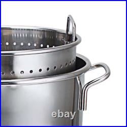 Stainless Steel Stockpot Large Soup Pot for Household Commercial Canteens