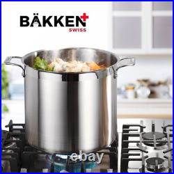 Stainless Steel Stockpot with Lid 20 Quart, Durable 18/8 Stainless Steel, Imp