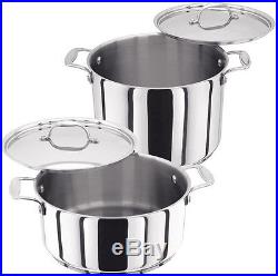 Stellar 7000 Stainless Steel Casserole Or Stockpot With Lid