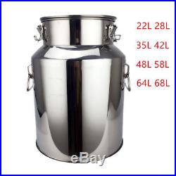 Stock Pot Stainless Steel Bucket Barrel Drum For BEER Wine Keg Oil Rice Tank HOT
