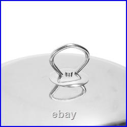 Stock Pot Stainless Steel Saucepan Set Anti Stick With Lid For Home Kitchen