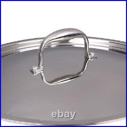 Stock Pot Tri-ply 18/10 Professional Grade Induction Ready with Stainless S