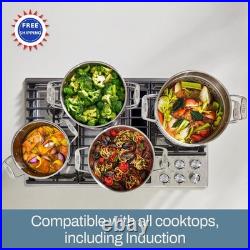 Stockpot 16 Quart Induction Multipot with Insert & Lid All Clad Simply Strain