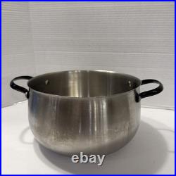 Swiss Kuhn Rikon Switzerland 18/10 Stainless Steel 6qt Pot No Lid Excellent