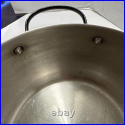 Swiss Kuhn Rikon Switzerland 18/10 Stainless Steel 6qt Pot No Lid Excellent