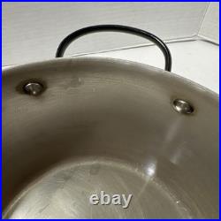 Swiss Kuhn Rikon Switzerland 18/10 Stainless Steel 6qt Pot No Lid Excellent