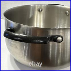 Swiss Kuhn Rikon Switzerland 18/10 Stainless Steel 6qt Pot No Lid Excellent