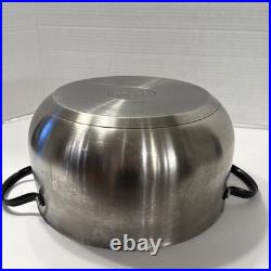 Swiss Kuhn Rikon Switzerland 18/10 Stainless Steel 6qt Pot No Lid Excellent