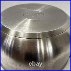 Swiss Kuhn Rikon Switzerland 18/10 Stainless Steel 6qt Pot No Lid Excellent
