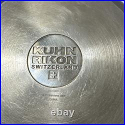 Swiss Kuhn Rikon Switzerland 18/10 Stainless Steel 6qt Pot No Lid Excellent