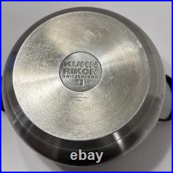 Swiss Kuhn Rikon Switzerland 18/10 Stainless Steel 6qt Pot No Lid Excellent