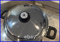 T304 12 Qt Stockpot 5 Ply Surgical Stainless Fryer Gumbo Soup Sauce Vinted Lid