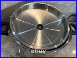 T304 12 Qt Stockpot 5 Ply Surgical Stainless Fryer Gumbo Soup Sauce Vinted Lid