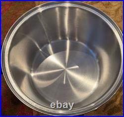 T304 12 Qt Stockpot 5 Ply Surgical Stainless Fryer Gumbo Soup Sauce Vinted Lid