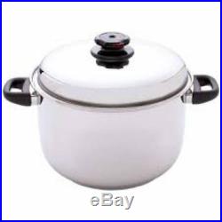 T304 Stainless Steel Stockpot 12 Quart 12 Element Steam Control Waterless Soup