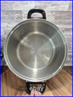 T304 Surgical Stainless-Steel 4-Square Pot, Steam Control Lid & Poaching Inserts