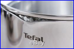 Tefal Cookware Set Duetto 10 Pcs Saucepan Stewpots Stockpot + Glass LID Pots New