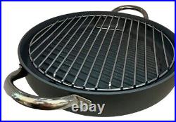 TODD ENGLISH Hard Anodized GreenPan Cookware Thermolon Technology 7 Pc Cookset