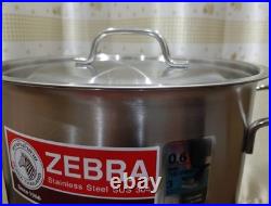 Thai Zebra Brand Friendly Infinity Stainless Steel Stew Stockpot Size 22 24 cm