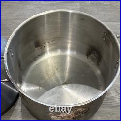 The Titan Series 40 Qt 18/8 Stainless Steel Stock Pot