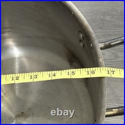 The Titan Series 40 Qt 18/8 Stainless Steel Stock Pot