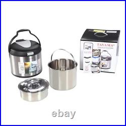 Thermal Cooker Stock Pot Stainless Steel Outdoor Use Energy-Saving 7 qt. Tayama