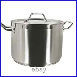 Thunder Group SLSPS4060 60 Qt Stainless Steel Induction Stock Pot