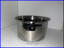 Townecraft Chef's Ware 4.0 Qt Surgical T304 Stainless Stockpot Dutch Oven
