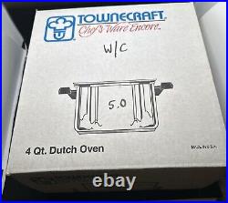 Townecraft Chef's Ware 4 Qt Stockpot Multi-Core T-304 Stainless Dutch Oven & Lid