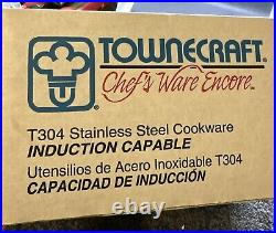 Townecraft Chef's Ware 4 Qt Stockpot Multi-Core T-304 Stainless Dutch Oven & Lid