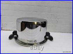 Townecraft Chef's Ware 4 Qt Stockpot T-304 Surgical Stainless Dutch Oven Pan Lid