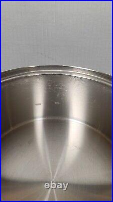 Townecraft Chef's Ware 6.5 Qt Stockpot T-304 Stainless Dutch Oven With Lid