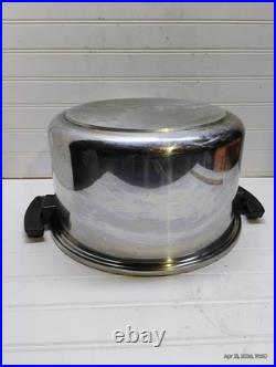 Townecraft Chef's Ware Stockpot 12 Qt T-304 Surgical Stainless Dutch Oven & Lid