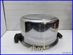 Townecraft Chef's Ware Stockpot 12 Qt T-304 Surgical Stainless Dutch Oven & Lid