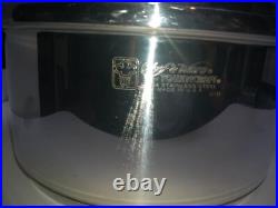 Townecraft Chef's Ware Stockpot 12 Qt T-304 Surgical Stainless Dutch Oven & Lid