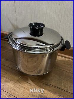 Townecraft Chefs Ware 8 quarts Stock Pot 7 Ply Induction Cookware Made USA