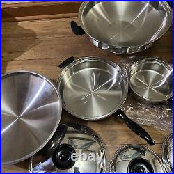 Townecraft Chefs Ware Pots Pan Stock Pot Cookware 7 Ply Induction Cookware