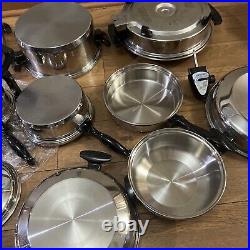 Townecraft Chefs Ware Pots Pan Stock Pot Cookware 7 Ply Induction Cookware