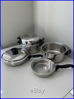Townecraft Chefs Ware Tri-ply Stainless Cookware 6 pc set Multi core Stock Pot