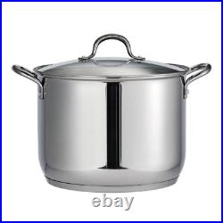 Tramontina 16 Qt Covered Stainless Steel Stock Pot