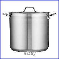 Tramontina 80120/002DS Tramontina Gourmet Stainless Steel Covered Stock Pot 2