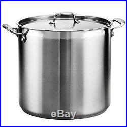 Tramontina 80120/003DS Tramontina Gourmet Stainless Steel Covered Stock Pot 2