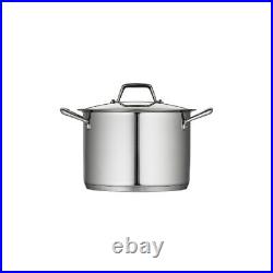 Tramontina Covered Stock Pot Stainless Steel Induction-Ready 8 Quart 80101/011DS