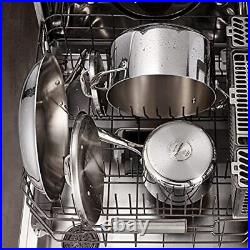Tramontina Covered Stock Pot Stainless Steel Induction-Ready Tri-Ply Clad 8 Q