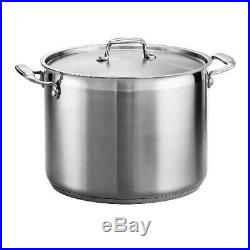 Tramontina Gourmet 16-Quart Covered Stainless Steel Stock Pot, Stainless Steel