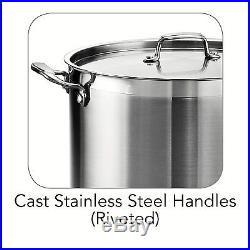 Tramontina Gourmet 80120/003DS Stainless Steel 24-Quart Covered Stock Pot