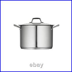 Tramontina Prima Covered Stock Pot Stainless Steel 12 Quart 80101/012DS