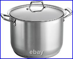 Tramontina Prima Covered Stock Pot Stainless Steel 16 Quart, 80101/017DS