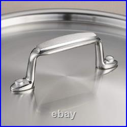 Tramontina Stock Pot Lid 12 Qt Stainless Steel Tri-Ply Induction Ready Oven Safe